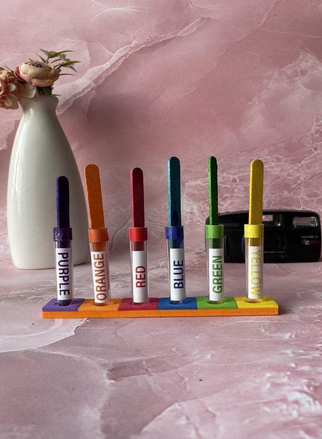 Boredom Busters Kids Educational Test Tube Experiment Set, Rainbow Colors, DIY Science Activity Kit, Ages 1.5+, Boredom Busters Busy Bags - Image 4